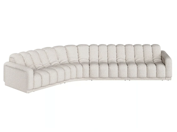 SALAMI - Corner 5 seater leather sofa by grado design - view 2